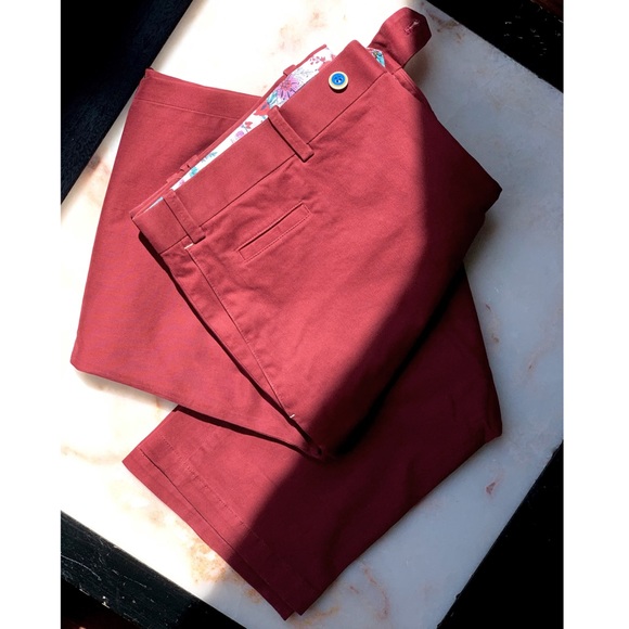 SAKS 5th AVENUE_RED PANTS - Picture 2 of 16